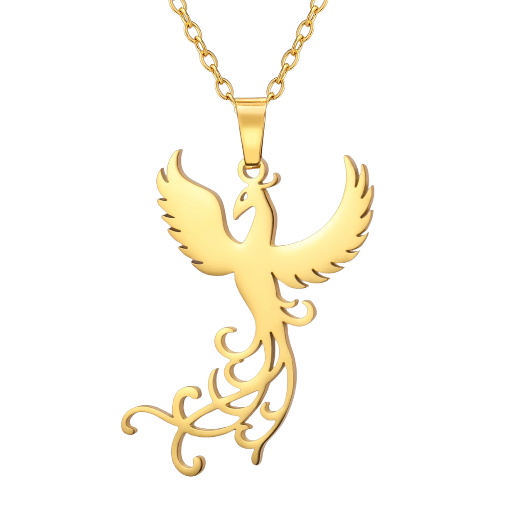 Collier Phoenix Femme doré