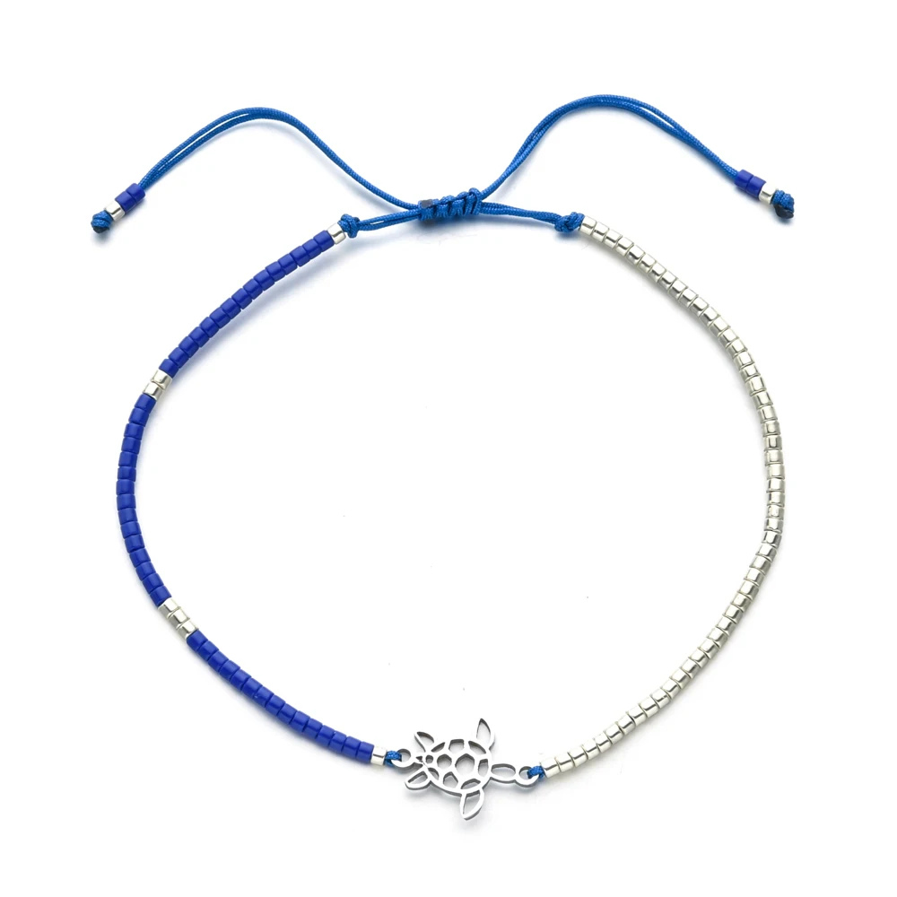 Bracelet Tortue Femme cordon