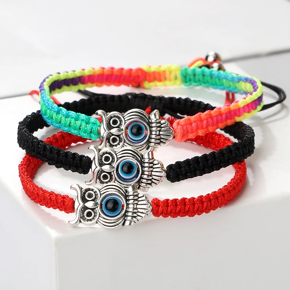 Bracelet Chouette tissu