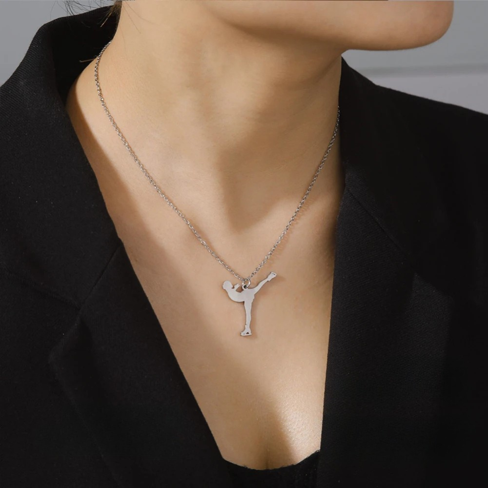 Collier Patineuse acier