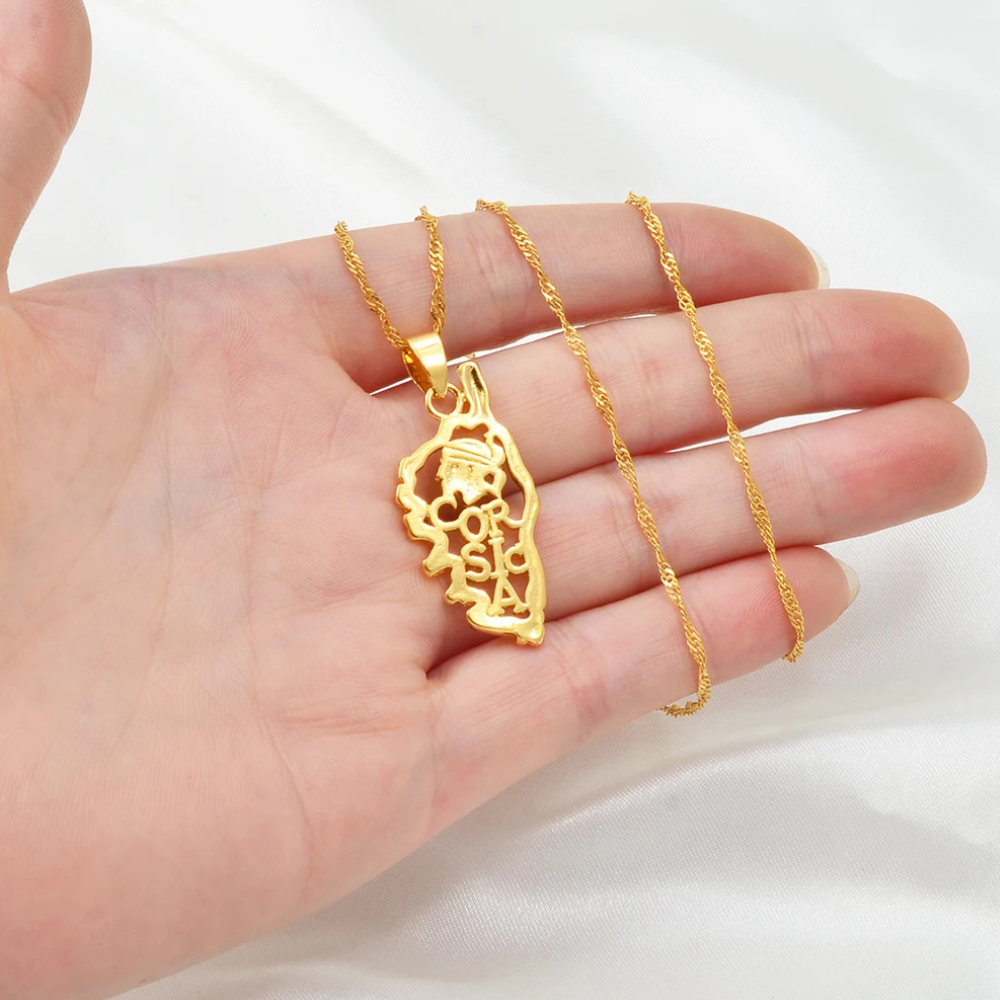 Collier Pendentif Corse chaine