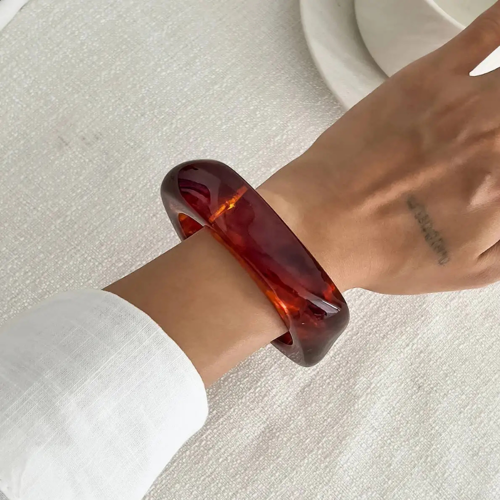 Bracelet Résine Ambre