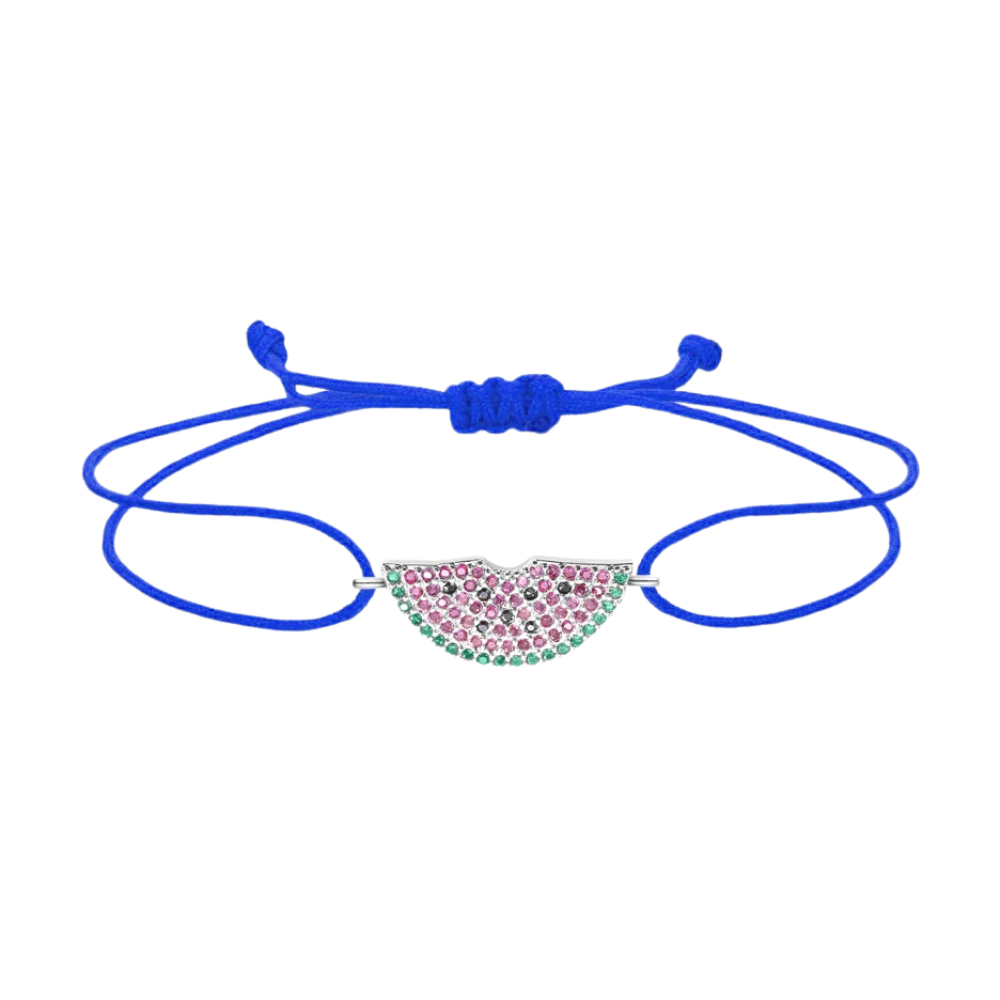 Bracelet Pastèque bleu
