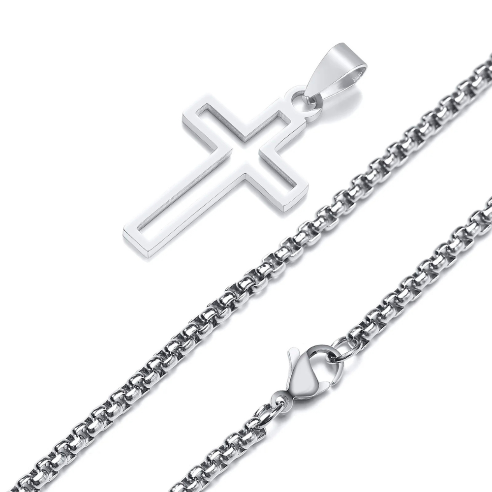 Collier Croix pendentif argent