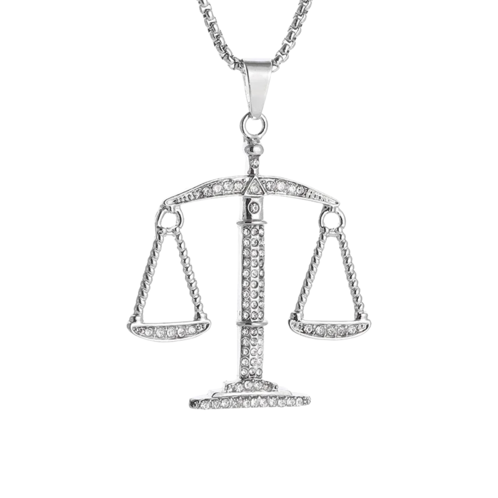 Collier Balance Justice strass