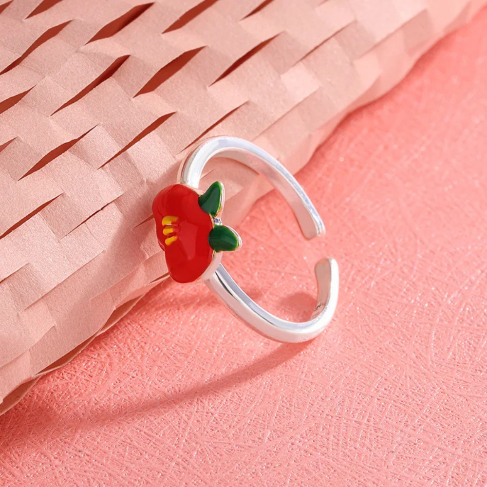 Bague Ouverte Pomme argent