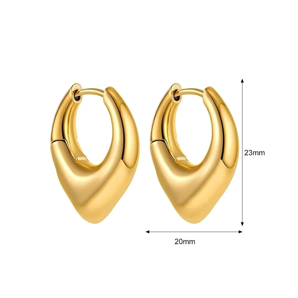 Boucles d'Oreilles Or Tendance gouttes