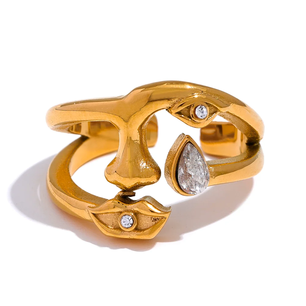 Bague Visage Art