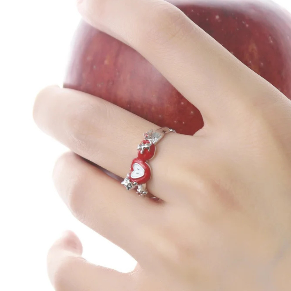 Bague Pomme rouge 
