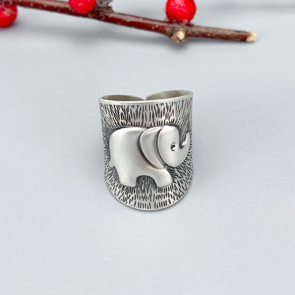 Bague Éléphant Rétro