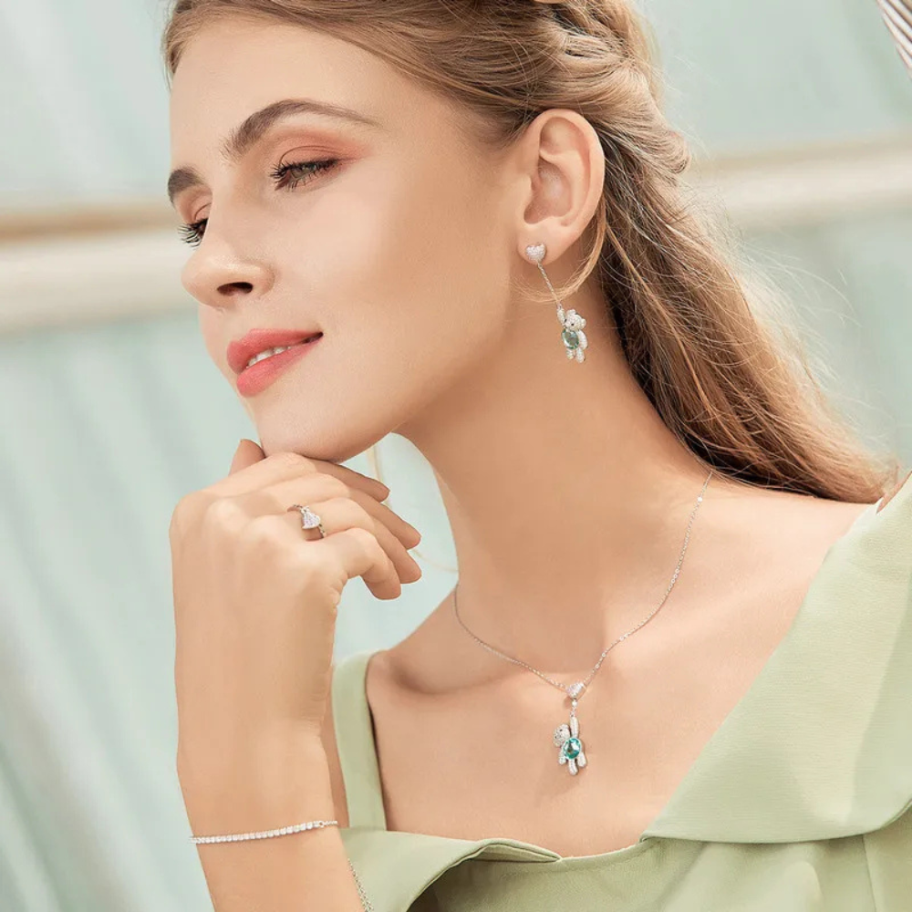 Collier Nounours Argent