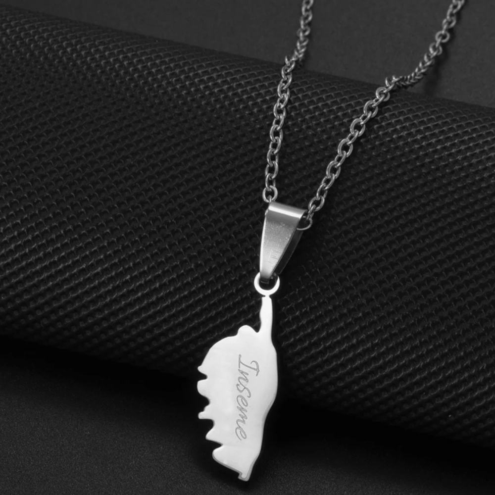 Collier Porte Bonheur Corse argent