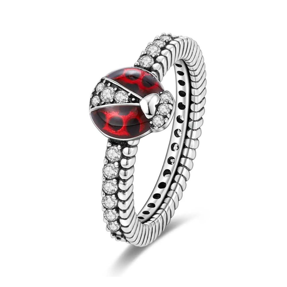 Bague Coccinelle Strass