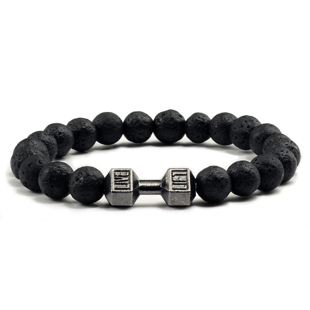 Bracelet Haltère Perles