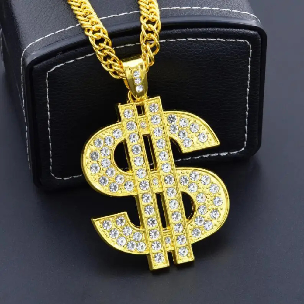 Collier Thug Life Dollar homme