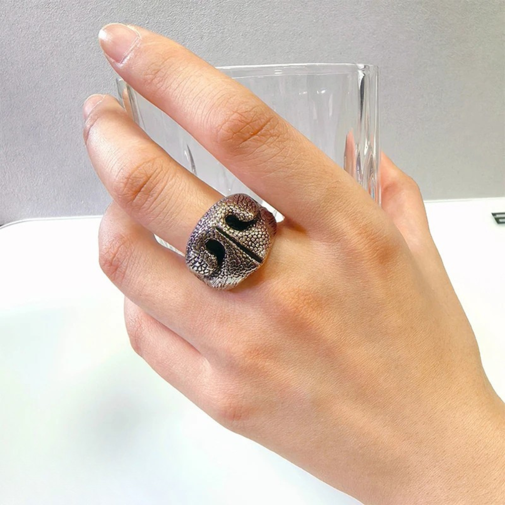 Bague Nez de Chien argent