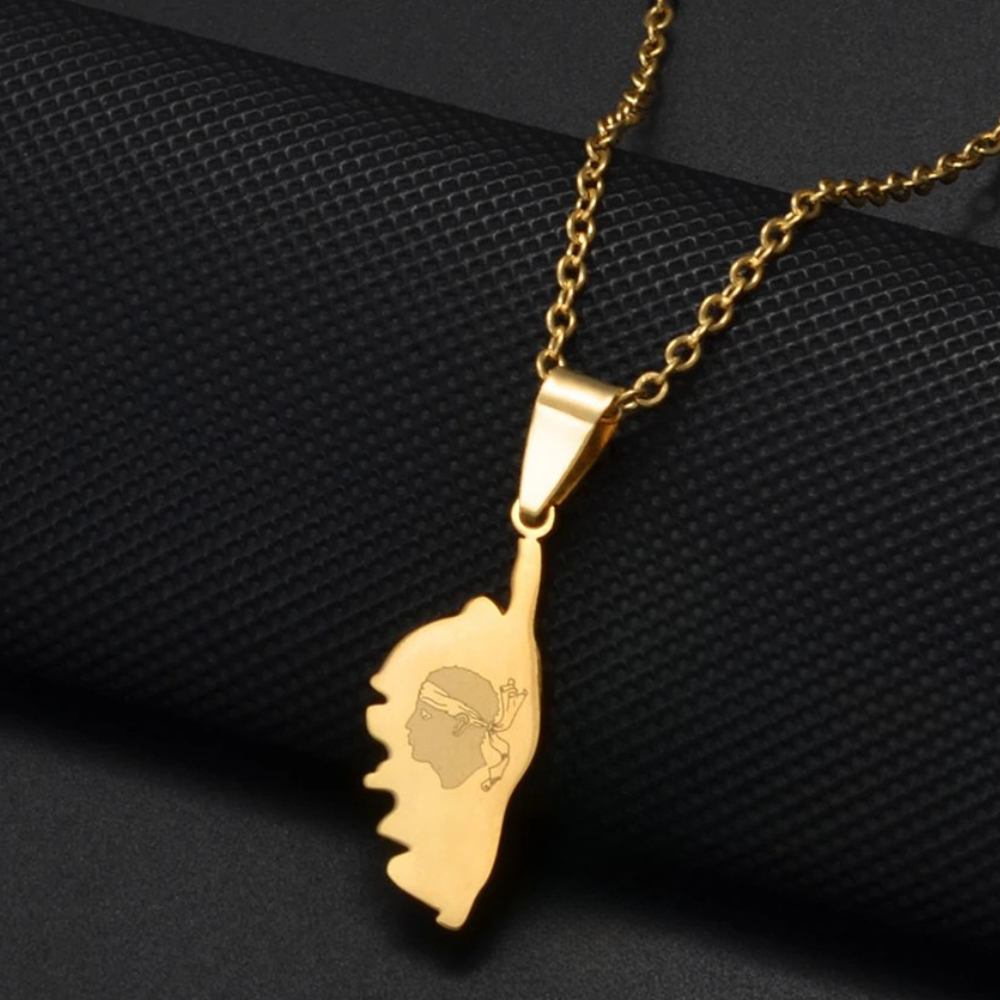 Collier Corse Acier Inoxydable