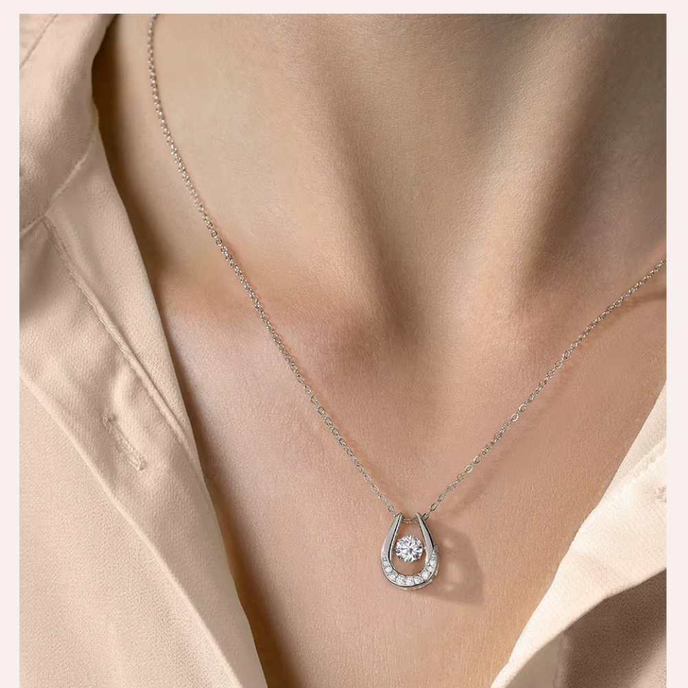 Collier Fer à Cheval Diamant