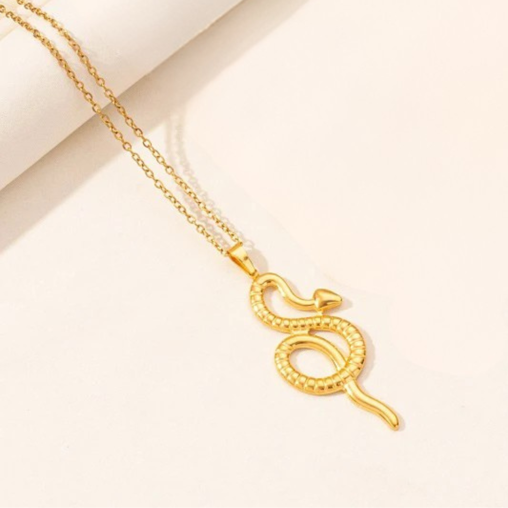 Collier Serpent Enroulé femme