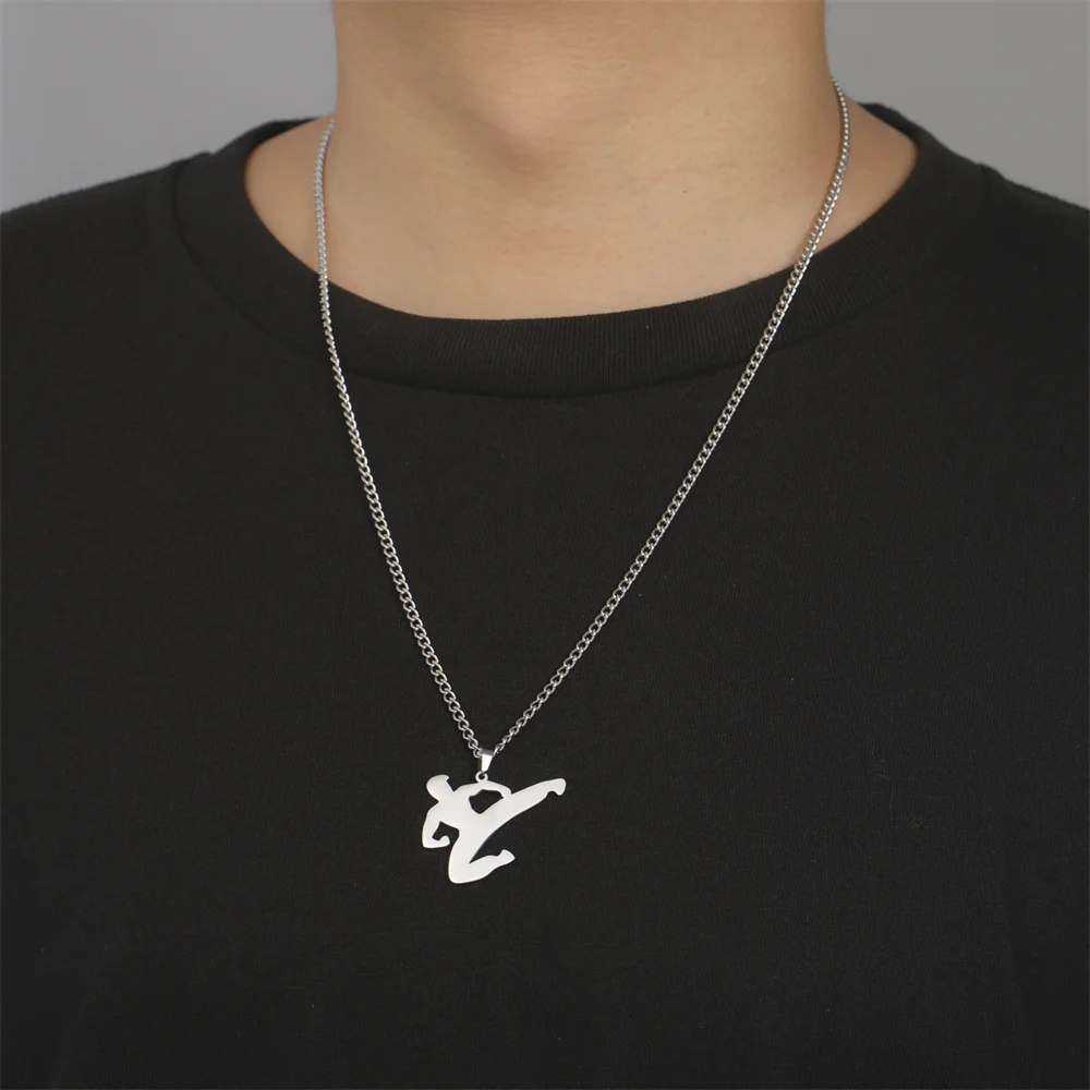 Collier Taekwondo acier