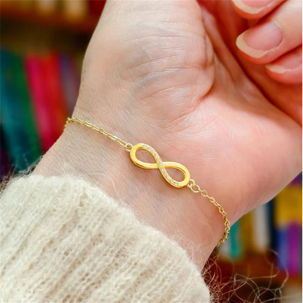 Bracelet Infini Simple or
