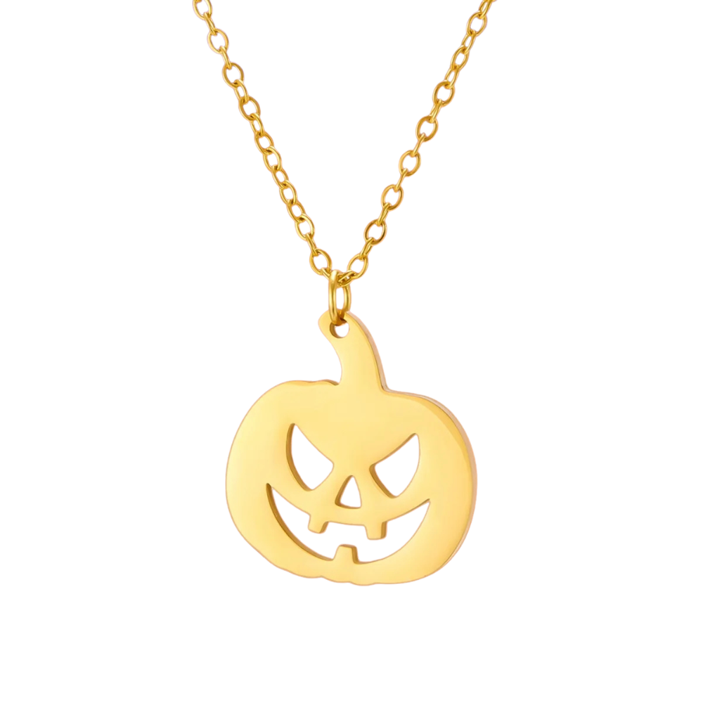 Collier Citrouille Or femme