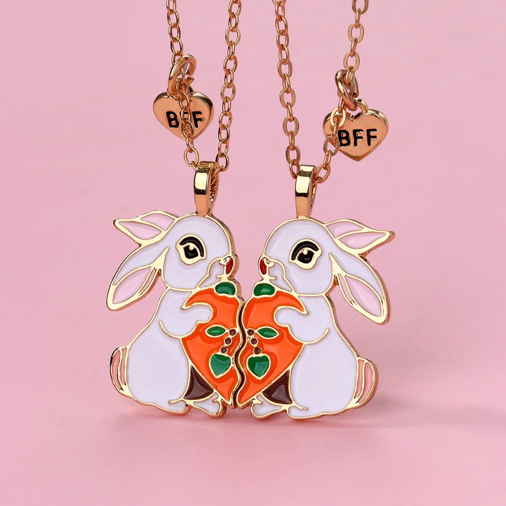 Collier BFF Lapin or