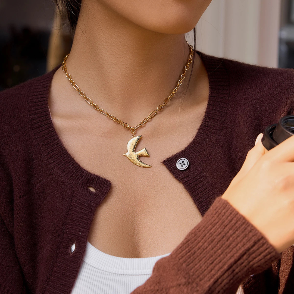 Collier Oiseau Design pendentif
