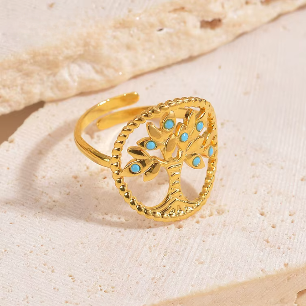 Bague Arbre Coloré femme