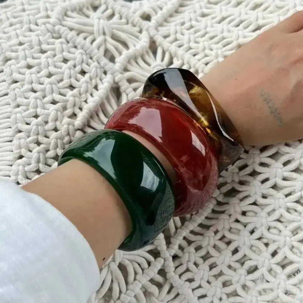 Bracelet jonc Résine simple