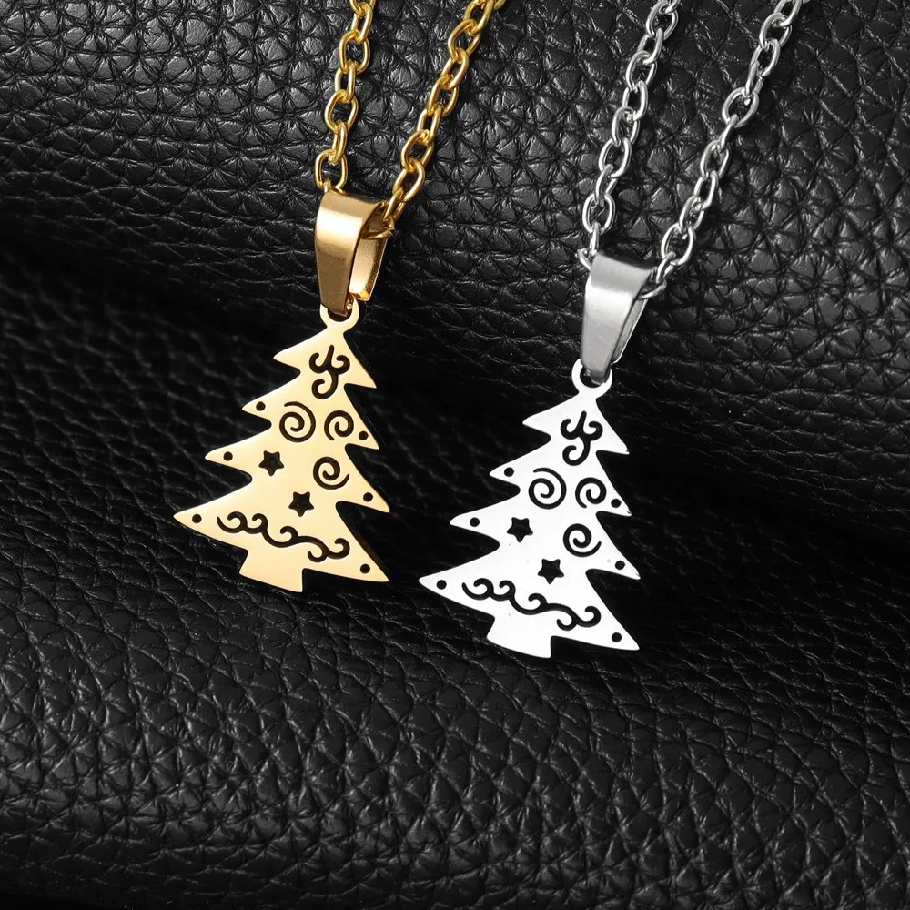 Collier pendentif Sapin de Noël