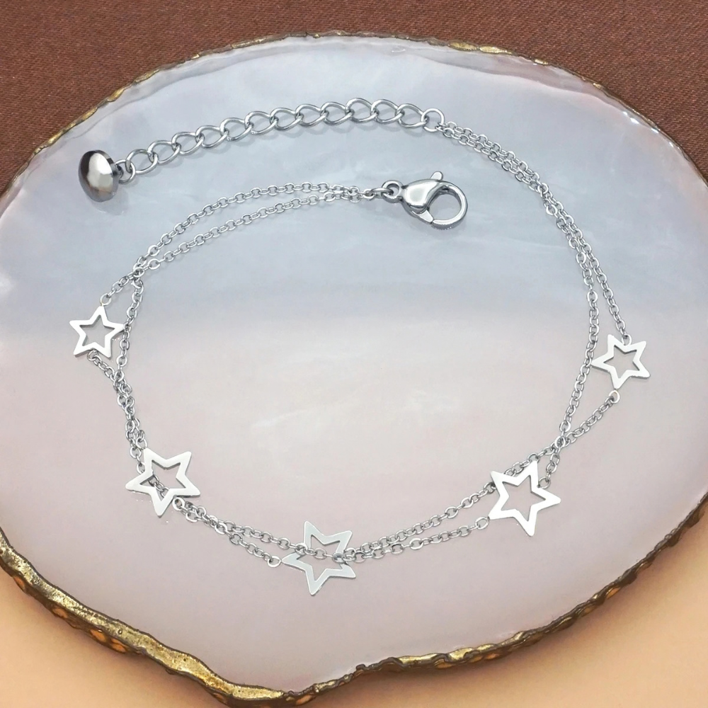 Bracelet Multi Étoile argent