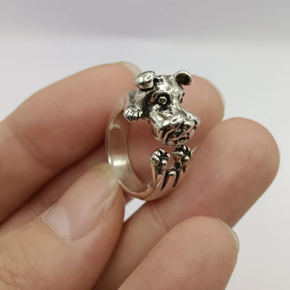 Bague Chien Terrier femme