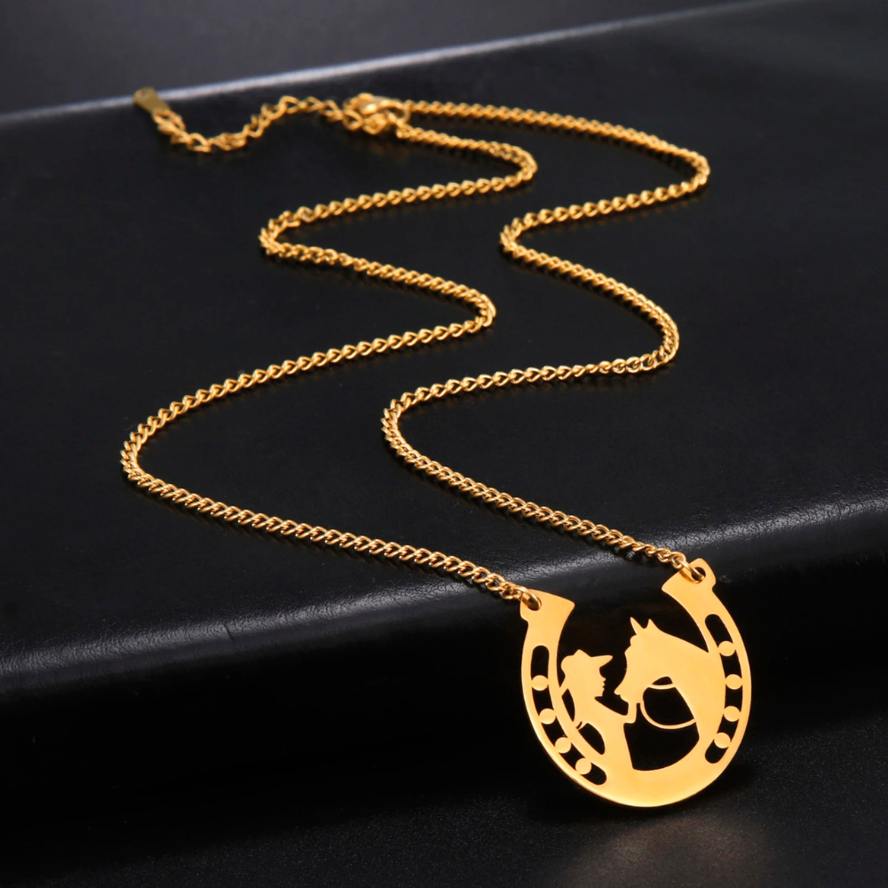 Collier Cavalière doré