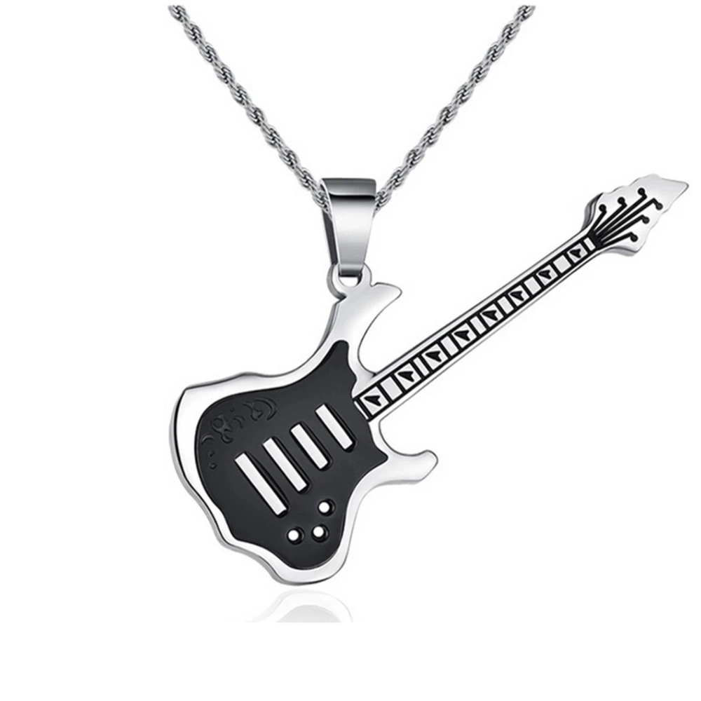 Collier Guitare Rock