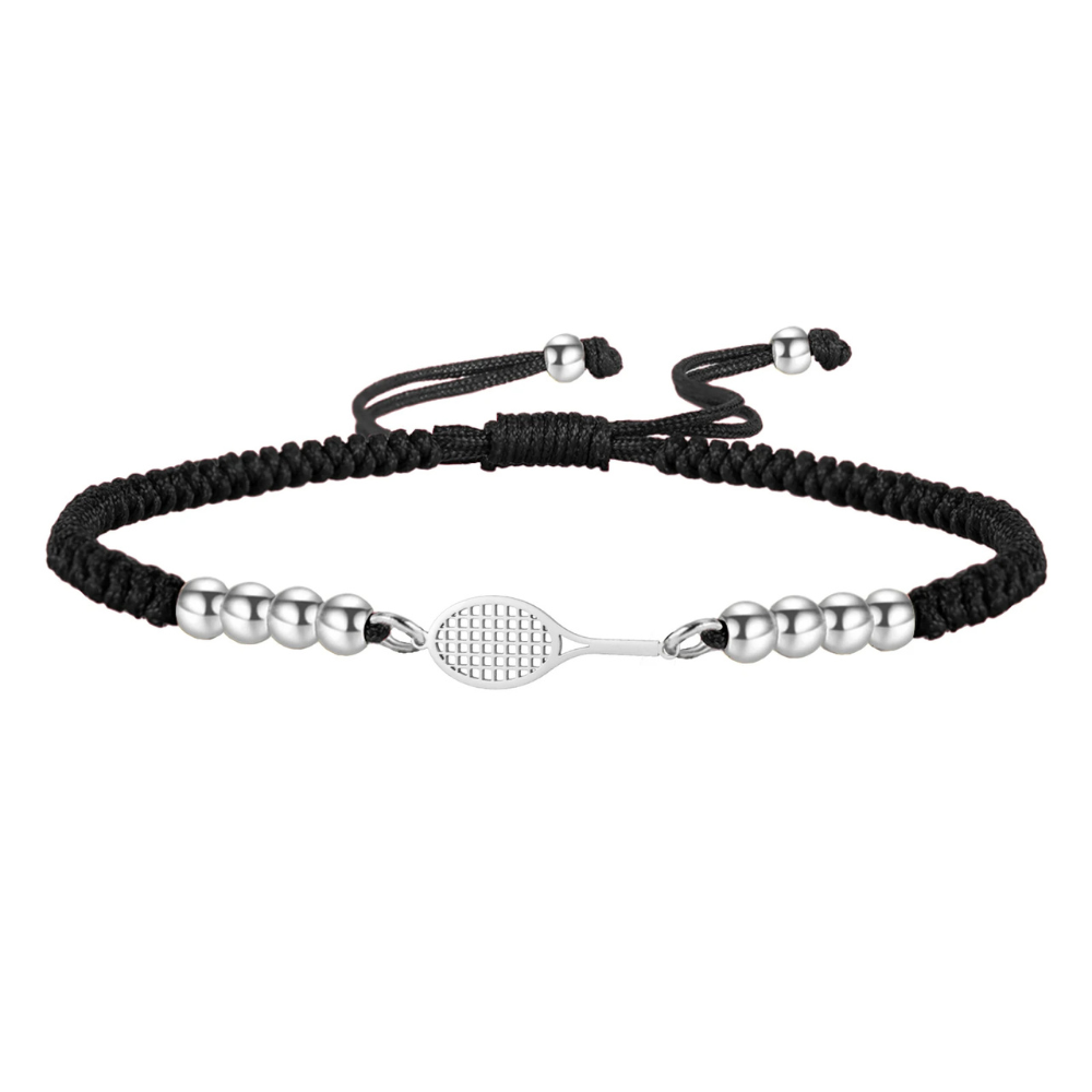 Bracelet Tissu Badminton noir