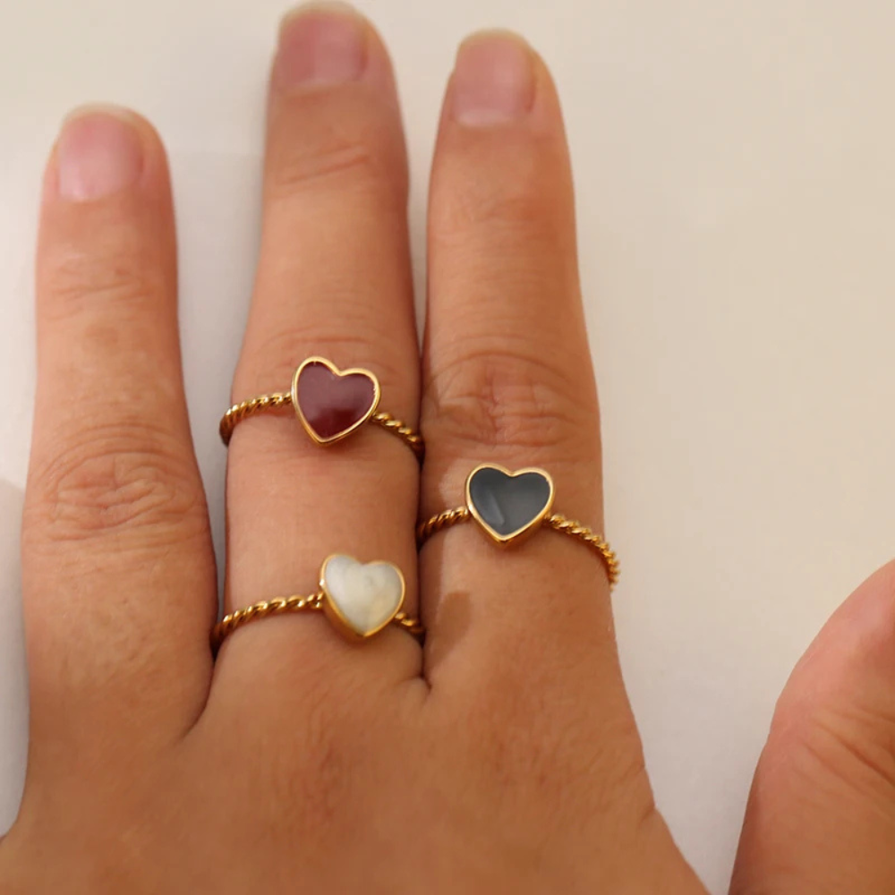 Bague Coeur Torsadé femme
