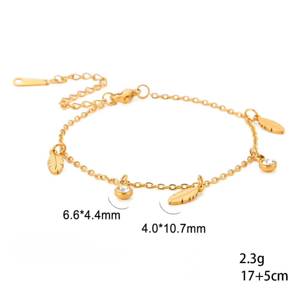 Bracelet de Plume doré