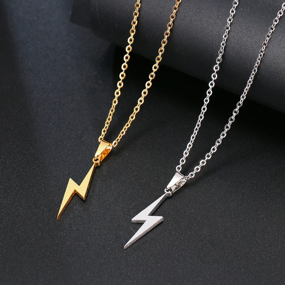 Collier Éclair Femme pendentif