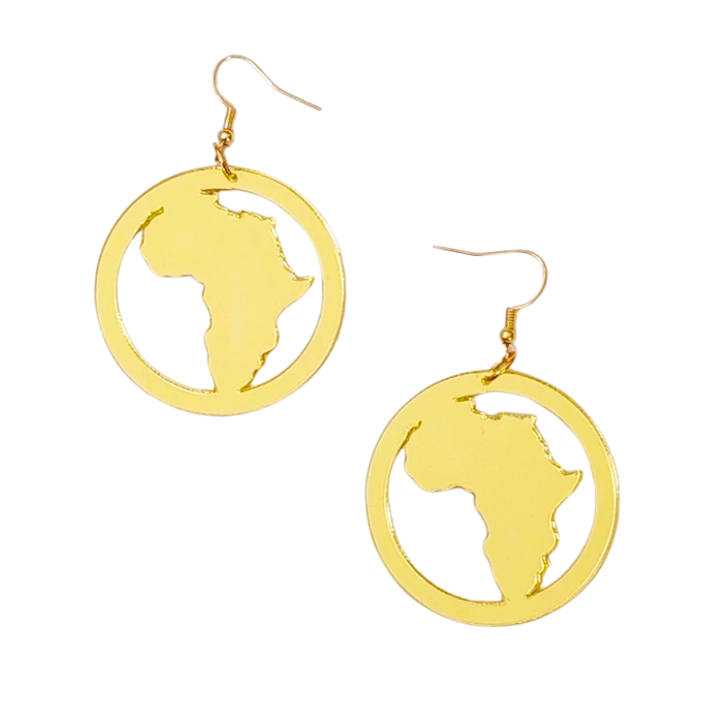 Boucles d'Oreilles Afrique Cœur