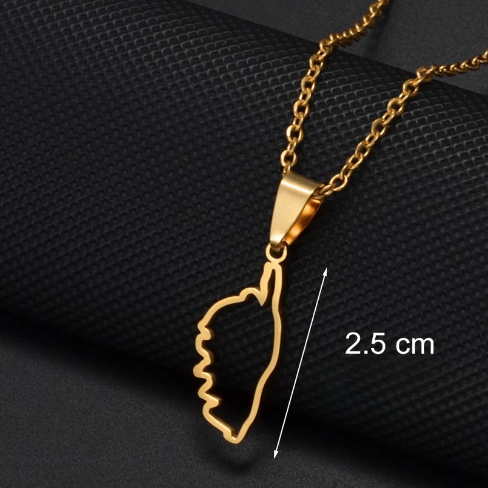 Collier Forme Corse acier inoxydable