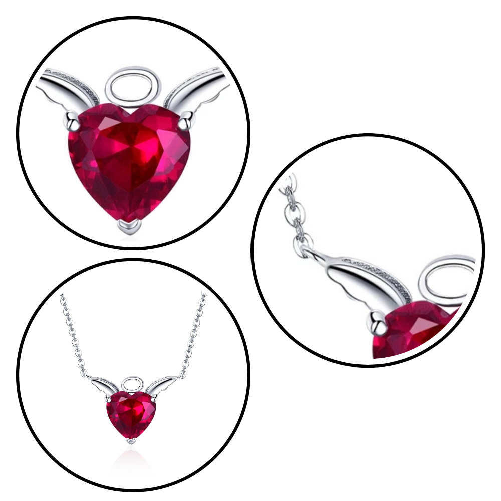 Collier Cœur Ange