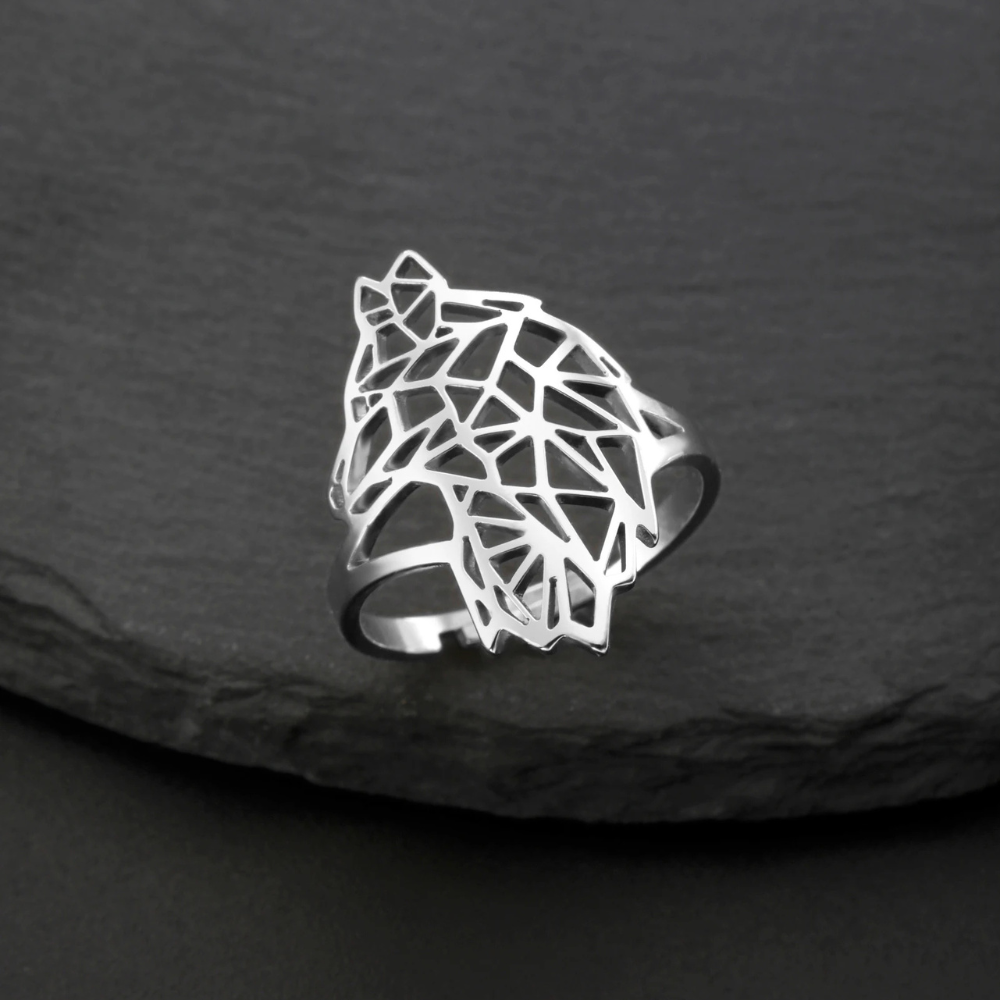 Bague Loup Dessin femme