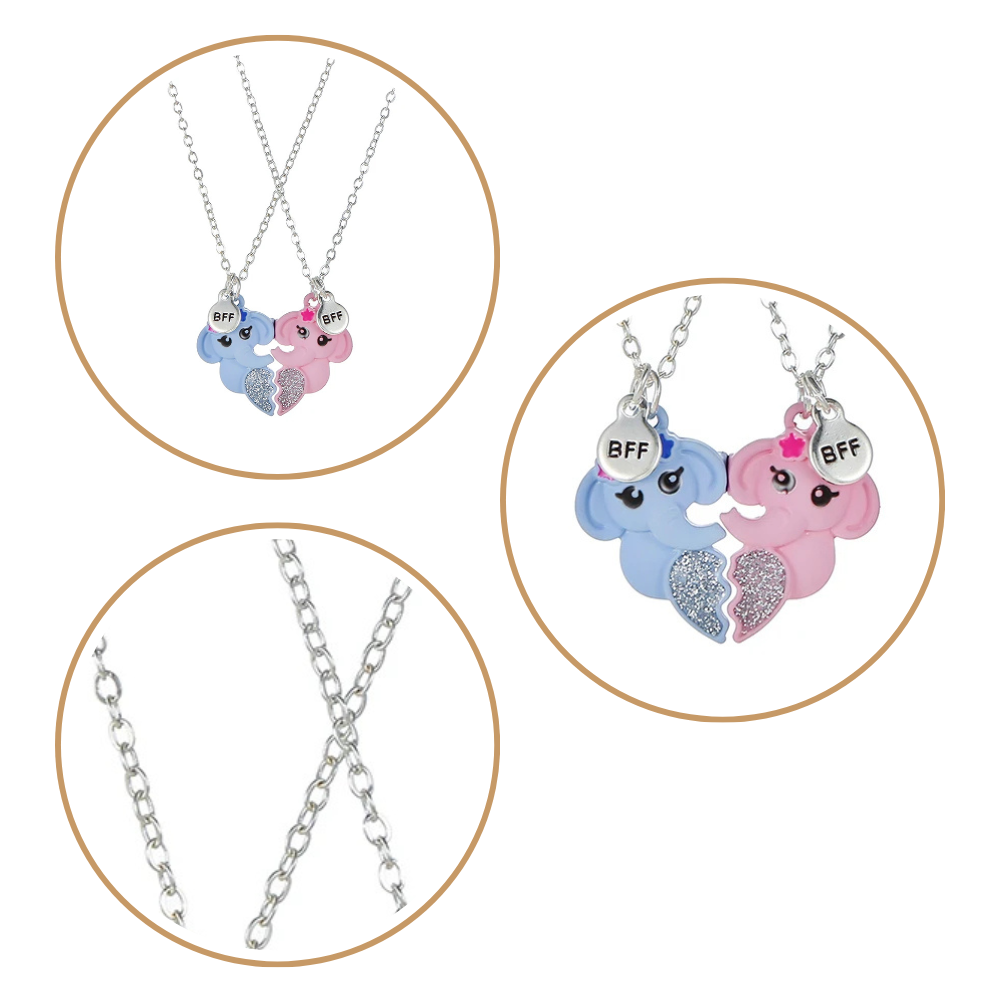 Collier BFF Éléphants