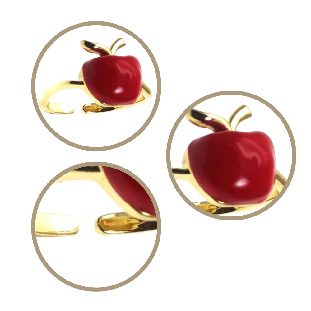 Bague Dorée Pomme or