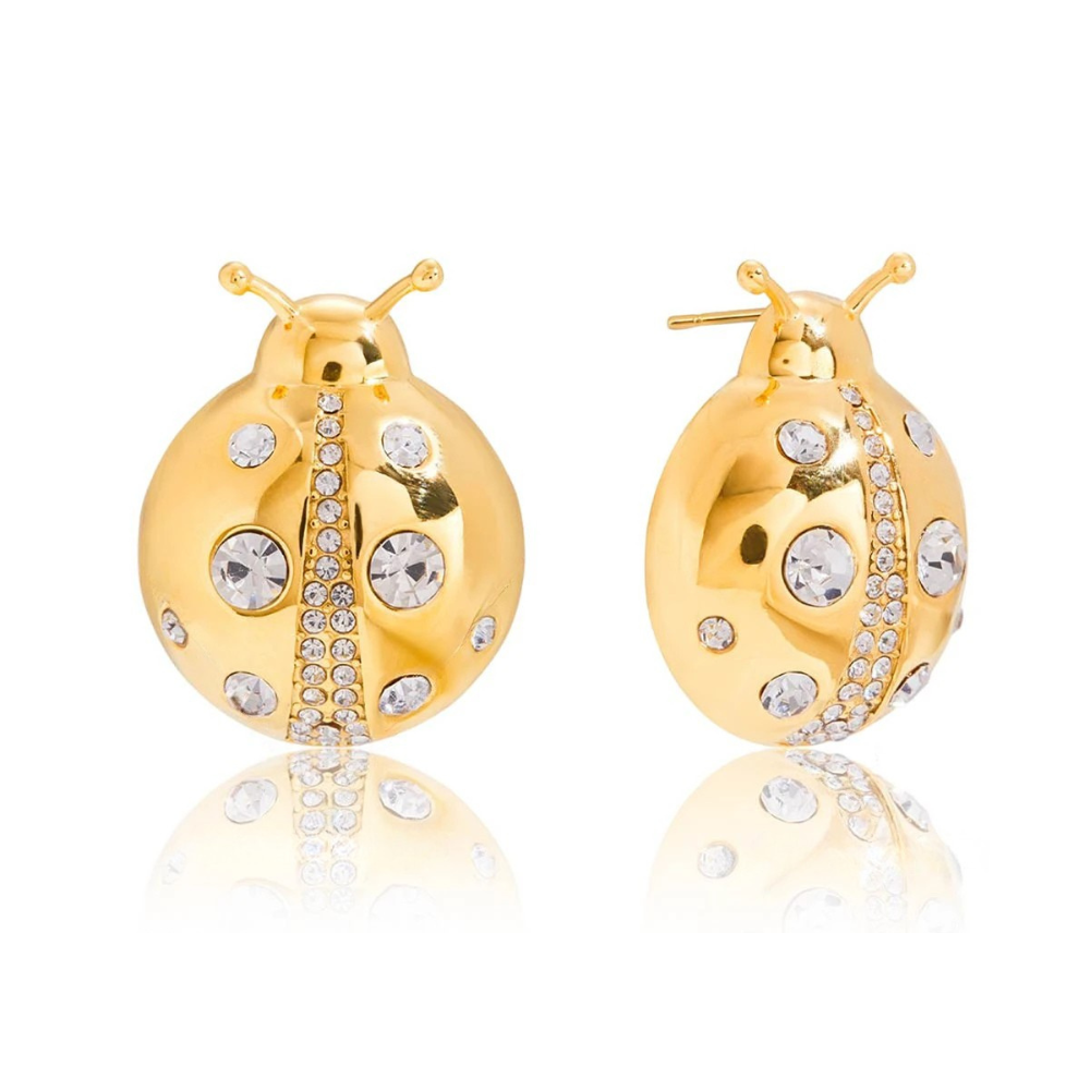 Boucles d'Oreilles Coccinelle Femme
