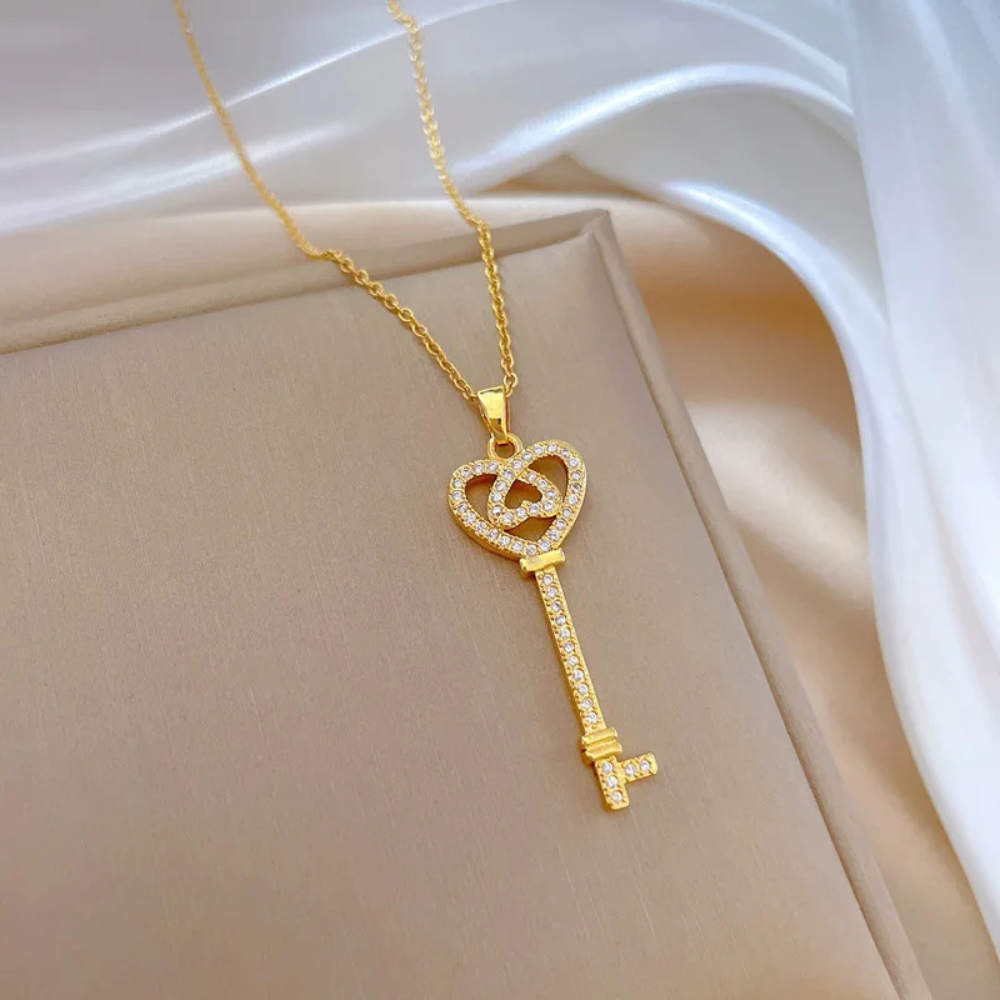 Collier Clé Porte-Bonheur femme