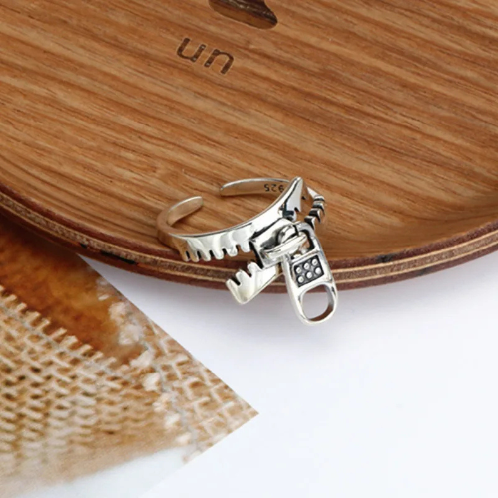 Bague Fermeture Éclair réglable
