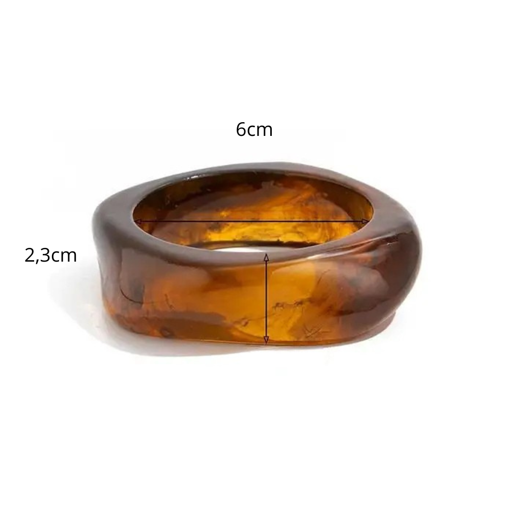 Bracelet Résine Marron femme