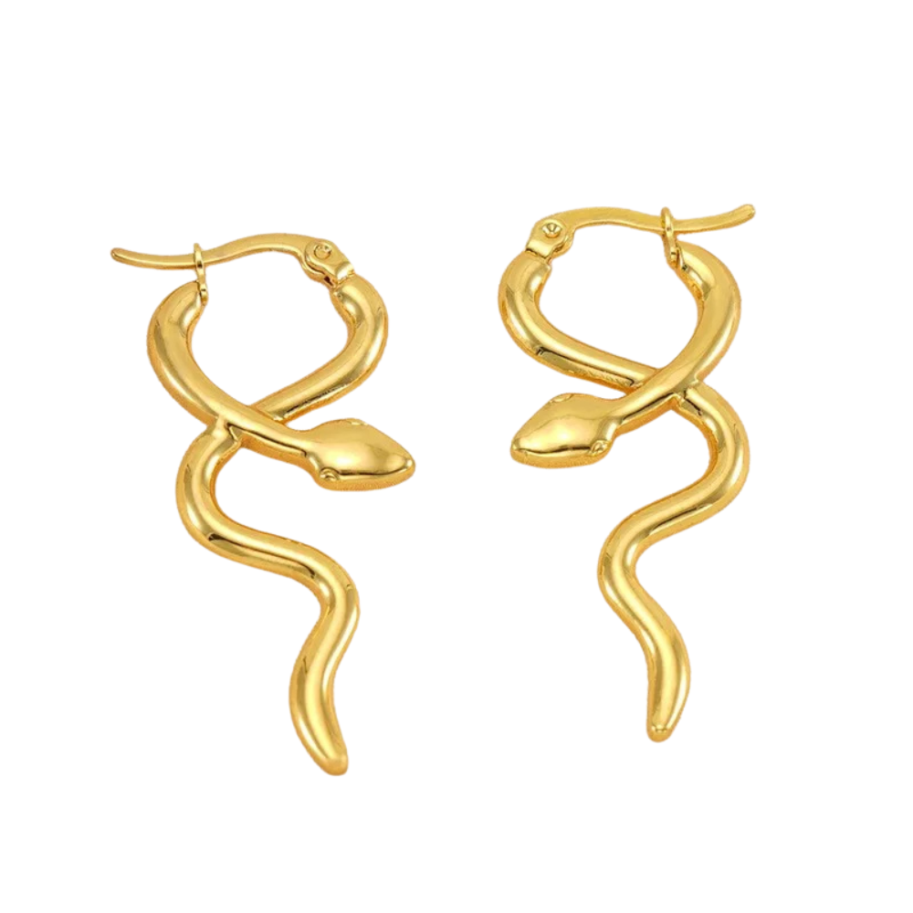 Boucles d'Oreilles Serpent Simples